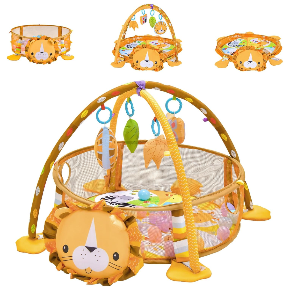 Miniatura 4 de Gimnasio corral para bebé 4 en 1